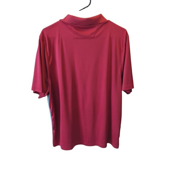 arkansas razorbacks Men's Size XL Red/Gray Short Sleeve Collared Shirt RN#101475 - Picture 4 of 11